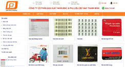 Desktop Screenshot of nhanmacthanhbinh.com